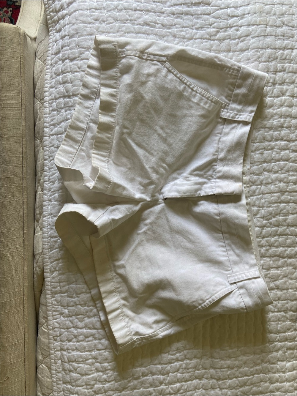 J. Crew Cream High-Waist Cotton Shorts